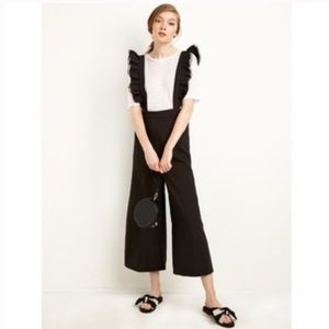 Ruffle Suspender Jumpsuit